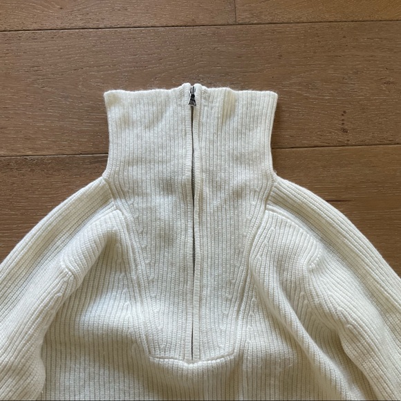 Ann Taylor knit half zip sweater size S - Picture 5 of 5